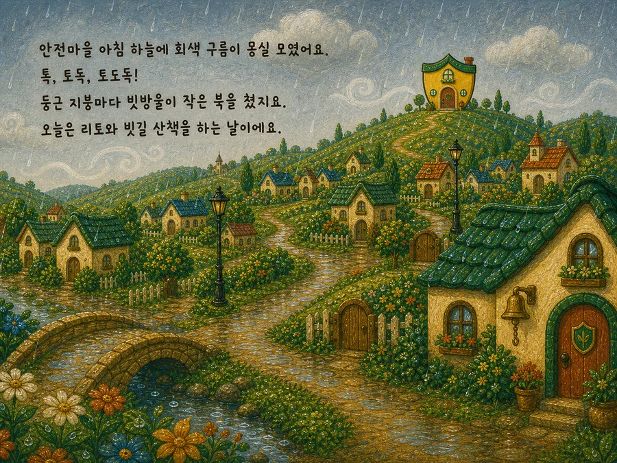 우산 속 작은 집 미리보기 그림
